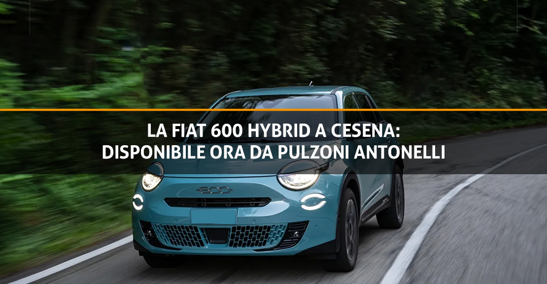 La fiat 600 hybrid a cesena
