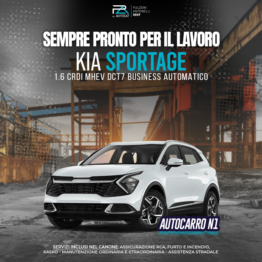 1.Kia Sportage - Noleggio Lungo Termine N1 - Pulzoni Antonelli Rent 1.Kia Sportage - Noleggio Lungo Termine N1 - Pulzoni Antonelli Rent
