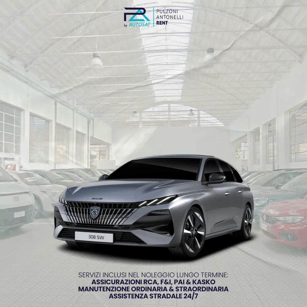 15.Peugeot 308 SW - Noleggio Lungo Termine - Pulzoni Antonelli Rent - Cesena