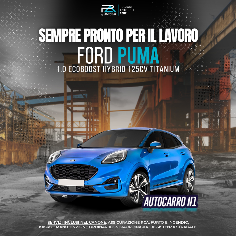 2.Ford Puma Noleggio Lungo Termine N1 - Pulzoni Antonelli Rent 2.Ford Puma Noleggio Lungo Termine N1 - Pulzoni Antonelli Rent