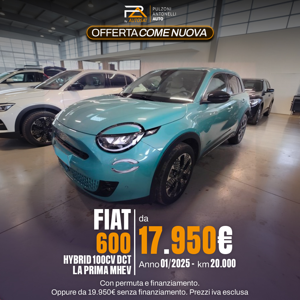 1.Fiat 600 - Pulzoni Antonelli Auto - Promo Usato