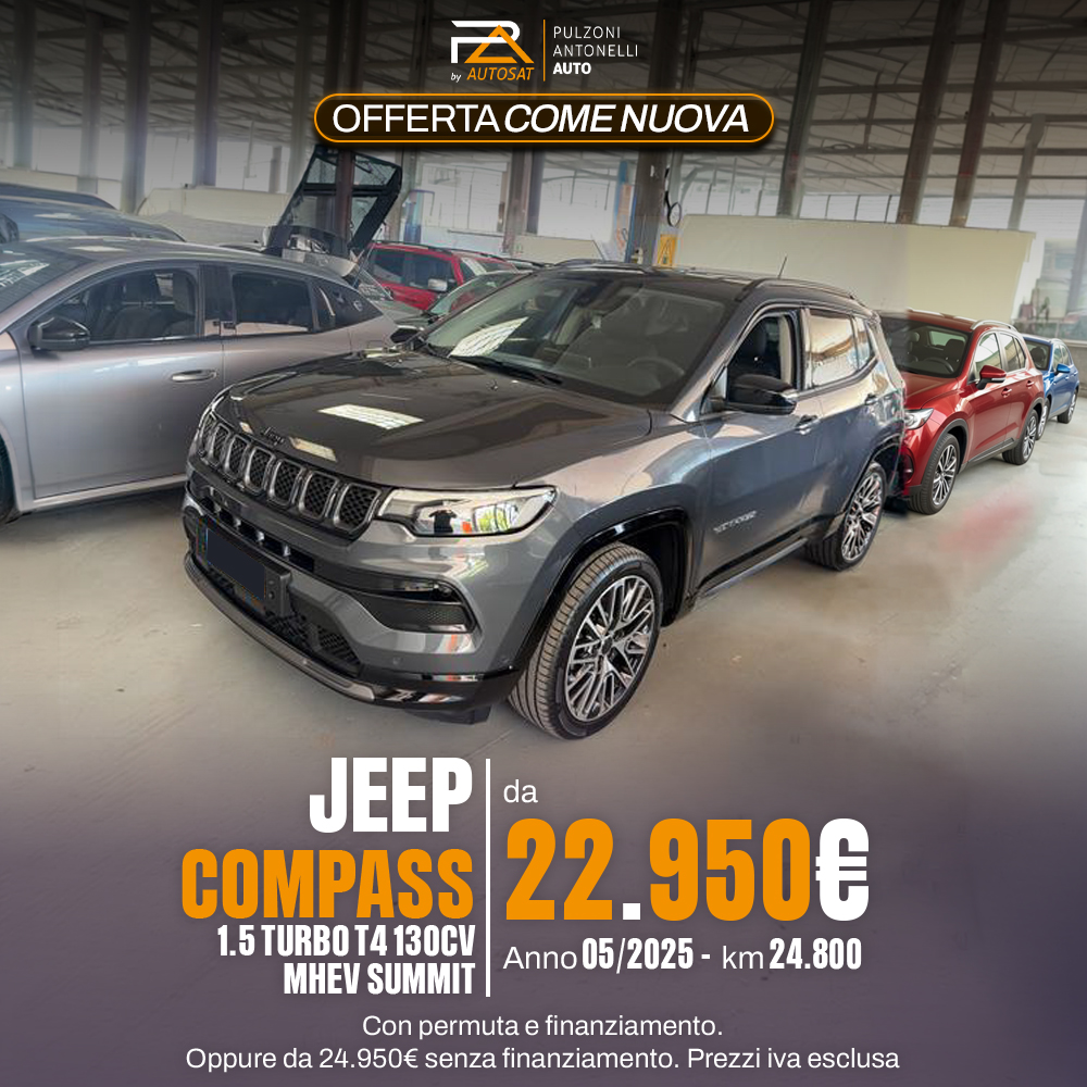 1.Jeep Compass - Pulzoni Antonelli Auto - Promo Usato